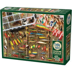 Fishing Lures 1000 Piece Jigsaw Puzzle Cobble Hill (ONLINE ORDER ONLY)