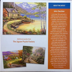 Fishing at the Lake Home Sweet Home 300 Piece Jigsaw Puzzle Leap Year