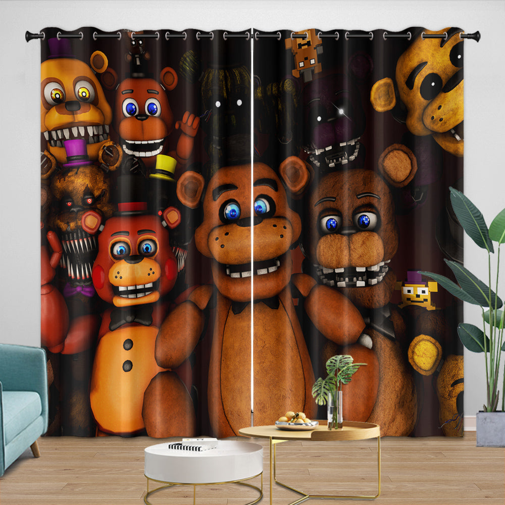 Five Nights At Freddys Curtains Room Decoration (Online Order Only)