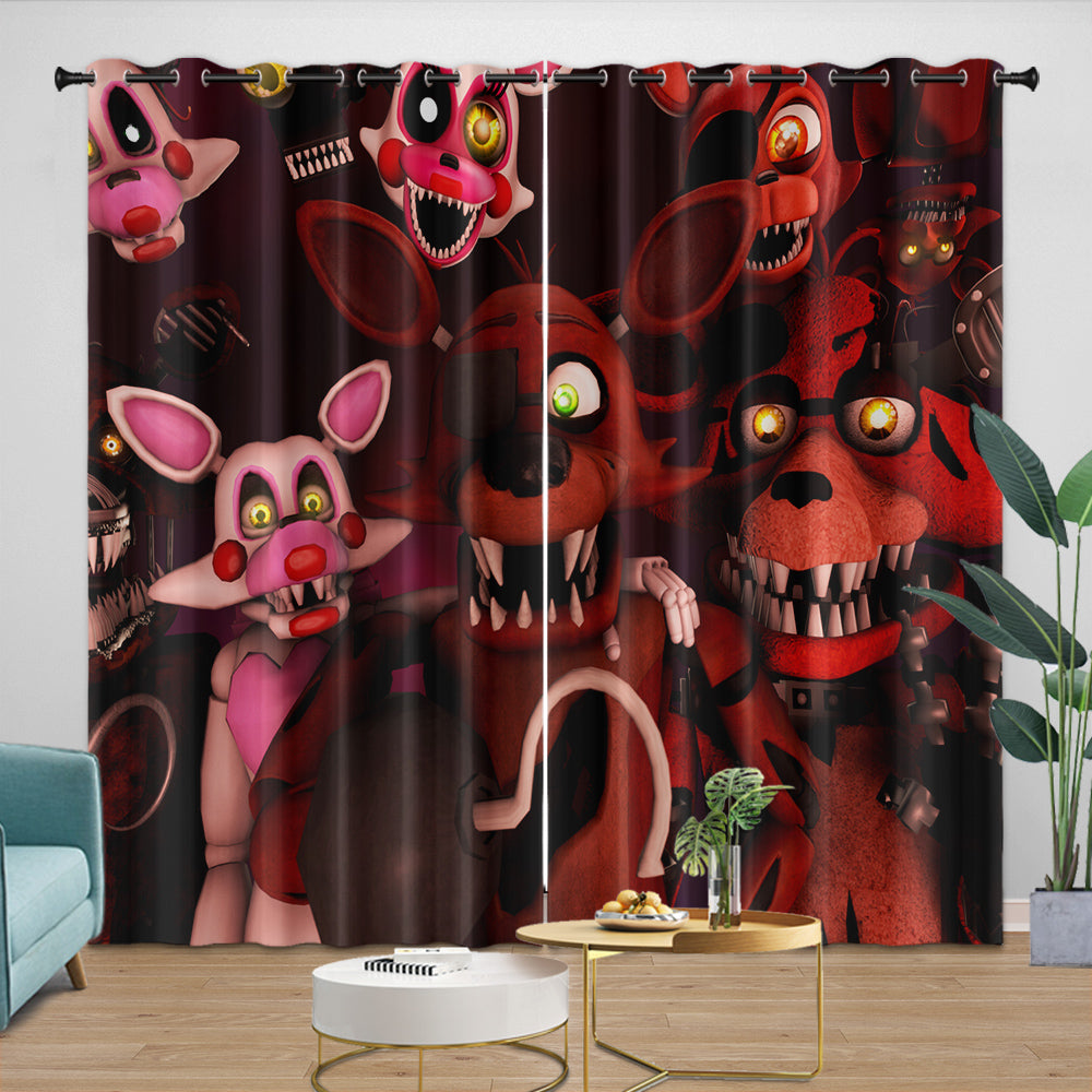 Five Nights At Freddys Curtains Room Decoration (Online Order Only)
