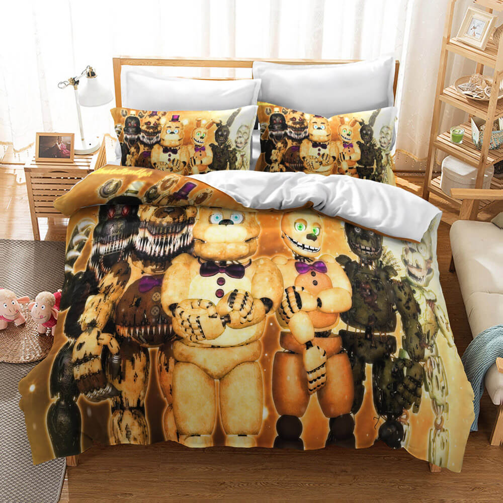 Five Nights at Freddy's Bedding Set Quilt Covers Without Filler (Online Order Only)
