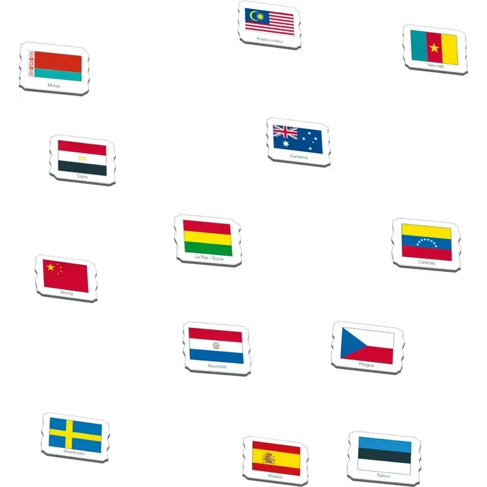 Flags of the World 80 Piece Tray Jigsaw Puzzle Larsen (ONLINE ORDER ONLY)