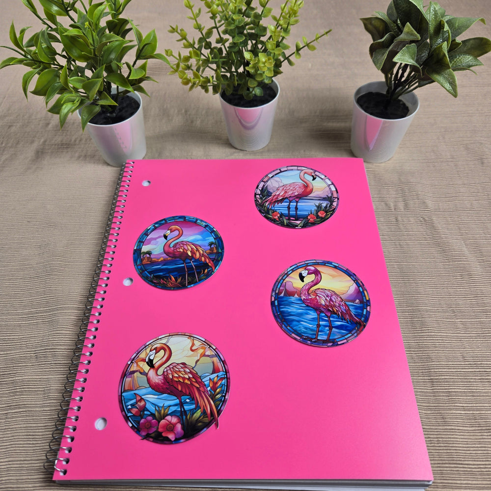 Colorful Flamingo Stickers (ONLINE ORDER ONLY)