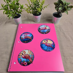 Colorful Flamingo Stickers (ONLINE ORDER ONLY)