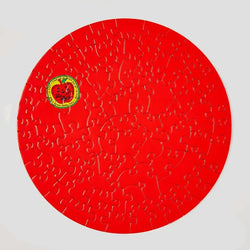 Flat Apple 81 Piece Round Jigsaw Puzzle Le Puzz (ONLINE ORDER ONLY)