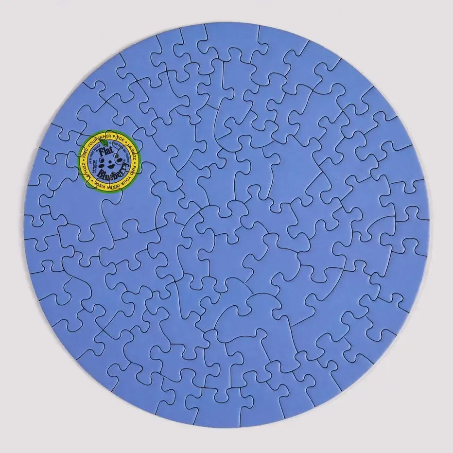 Flat Blueberry 81 Piece Round Jigsaw Puzzle Le Puzz (ONLINE ORDER ONLY)