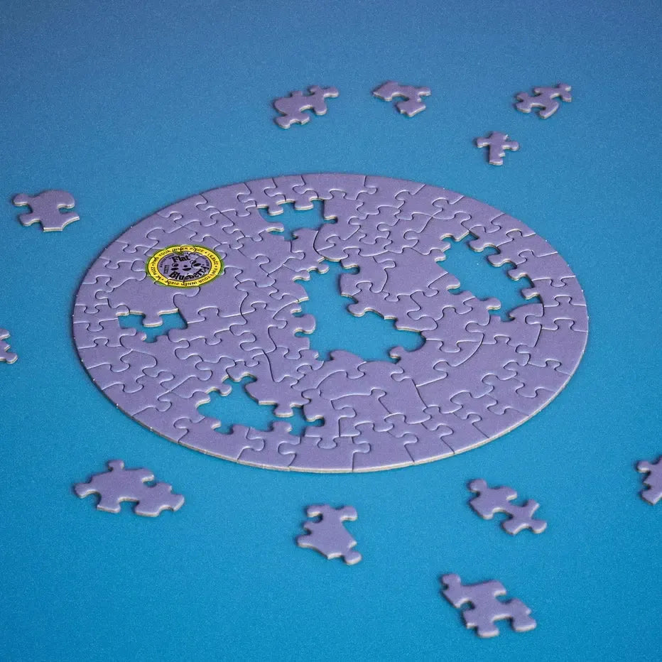 Flat Blueberry 81 Piece Round Jigsaw Puzzle Le Puzz (ONLINE ORDER ONLY)