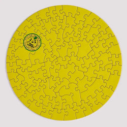 Flat Lemon 81 Piece Round Jigsaw Puzzle Le Puzz (ONLINE ORDER ONLY)