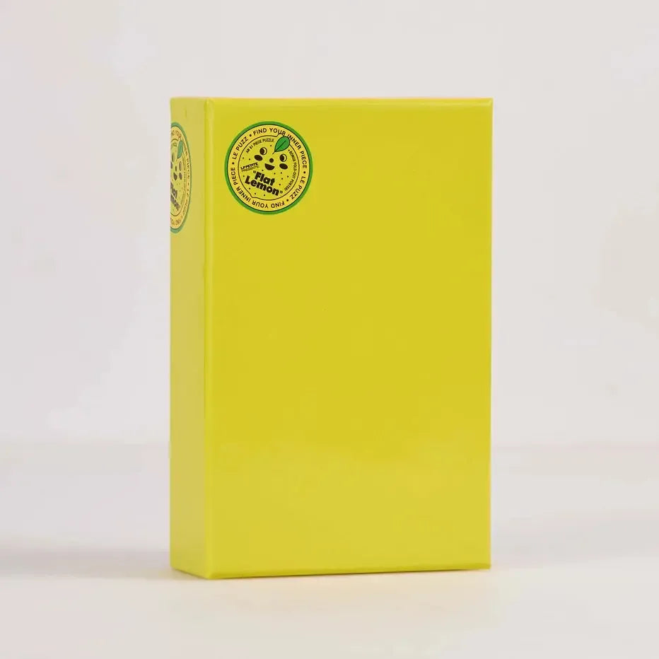 Flat Lemon 81 Piece Round Jigsaw Puzzle Le Puzz (ONLINE ORDER ONLY)