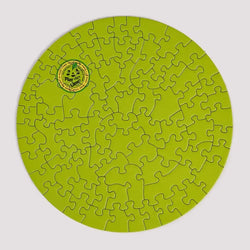 Flat Lime 81 Piece Round Jigsaw Puzzle Le Puzz (ONLINE ORDER ONLY)