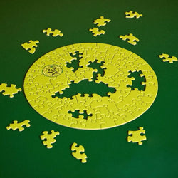 Flat Lime 81 Piece Round Jigsaw Puzzle Le Puzz (ONLINE ORDER ONLY)