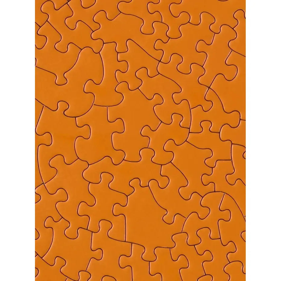 Flat Orange 81 Piece Round Jigsaw Puzzle Le Puzz (ONLINE ORDER ONLY)