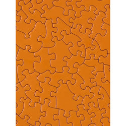 Flat Orange 81 Piece Round Jigsaw Puzzle Le Puzz (ONLINE ORDER ONLY)