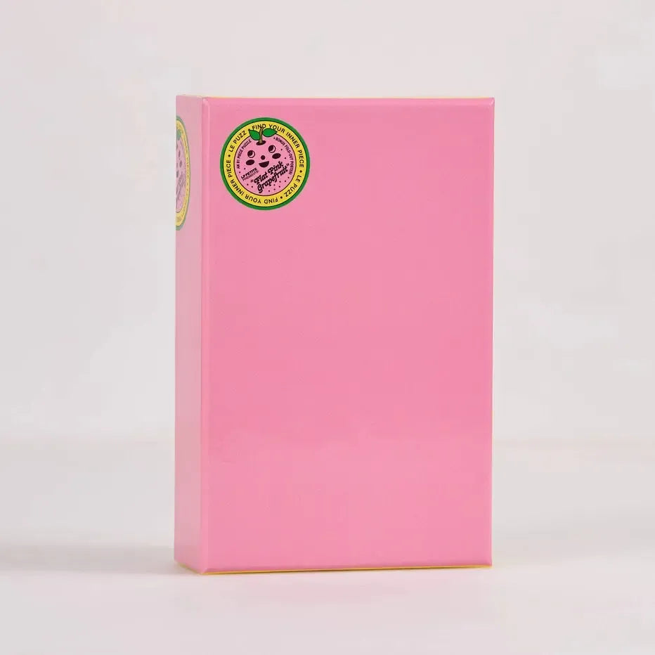 Flat Pink Grapefruit 81 Piece Round Jigsaw Puzzle Le Puzz (ONLINE ORDER ONLY)
