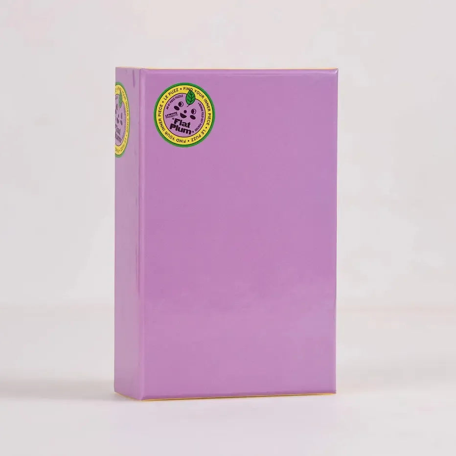 Flat Plum 81 Piece Round Jigsaw Puzzle Le Puzz (ONLINE ORDER ONLY)