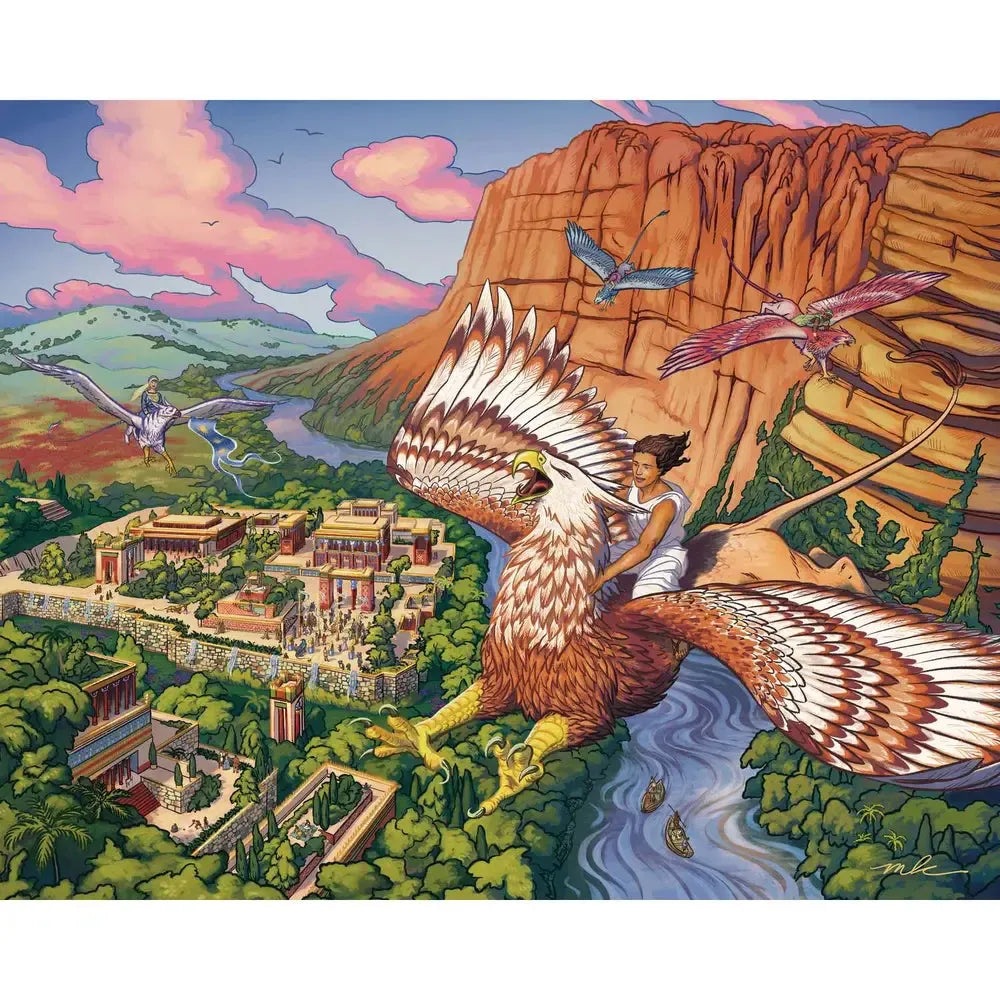 Flight of the Griffins 500 Piece Jigsaw Puzzle Boardwalk (ONLINE ORDER ONLY)