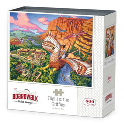 Flight of the Griffins 500 Piece Jigsaw Puzzle Boardwalk (ONLINE ORDER ONLY)