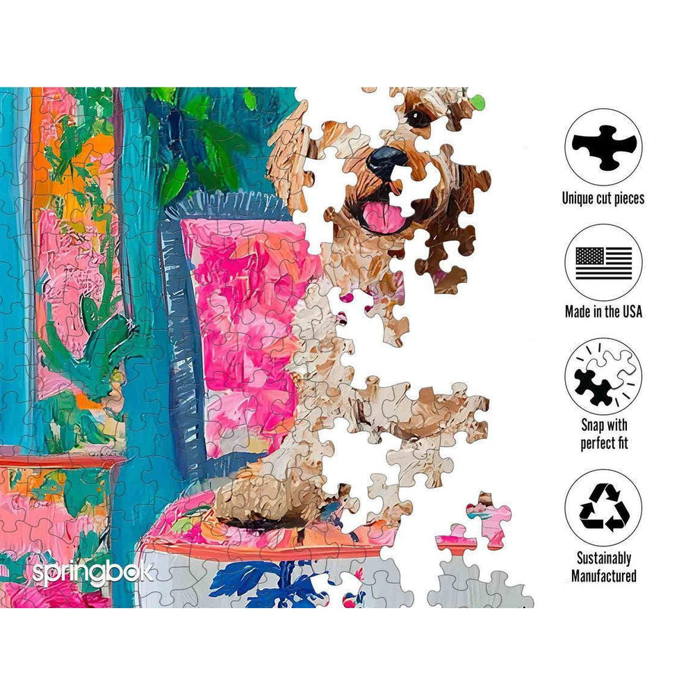 Floral Companions 500 Piece Jigsaw Puzzle Springbok (ONLINE ORDER ONLY)