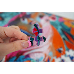 Floral Hippo Pop 500 Piece Jigsaw Puzzle Springbok (ONLINE ORDER ONLY)