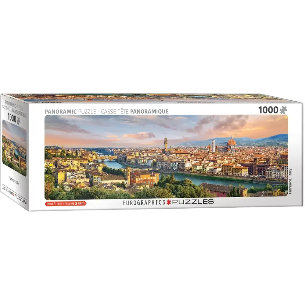 Florence Italy 1000 Piece Panoramic Jigsaw Puzzle Eurographics (ONLINE ORDER ONLY)