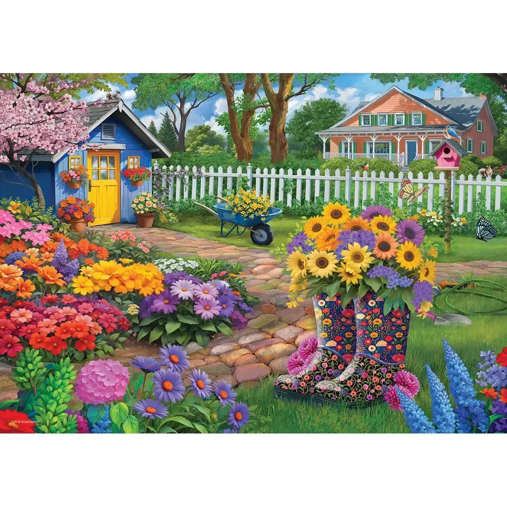 Flower Boots 48 Connecting Pieces Jigsaw Puzzle Eurographics (ONLINE ORDER ONLY)