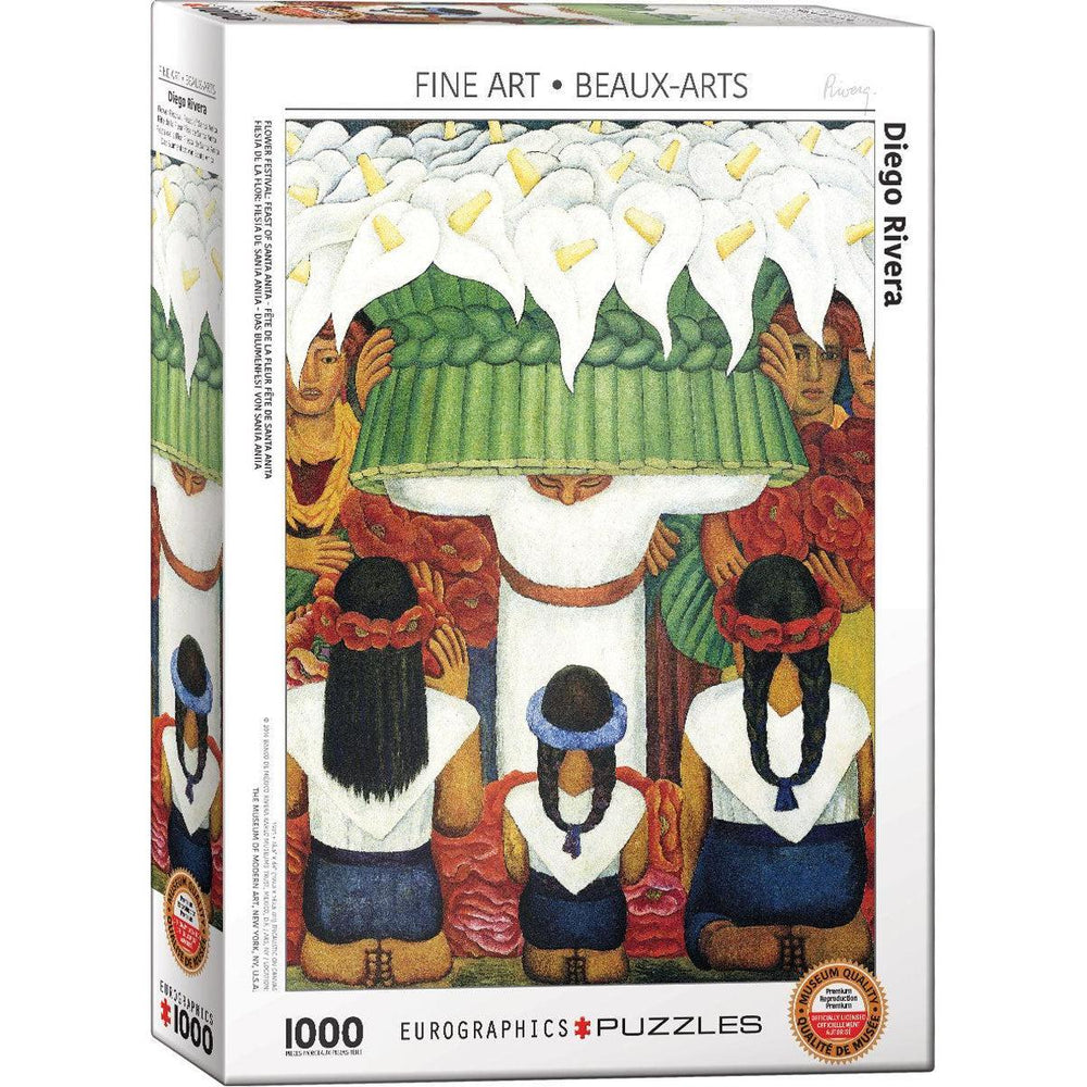 Flower Festival Feast of Santa Anita 1000 Piece Jigsaw Puzzle Eurographics (ONLINE ORDER ONLY)