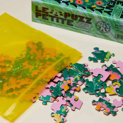 Flower Friend 81 Piece Round Jigsaw Puzzle Le Puzz (ONLINE ORDER ONLY)