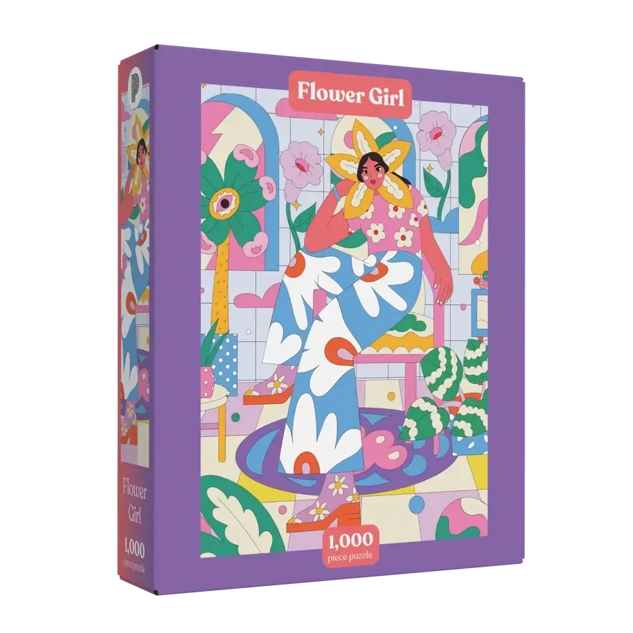 Flower Girl 1000 Piece Jigsaw Puzzle Puzzledly (ONLINE ORDER ONLY)