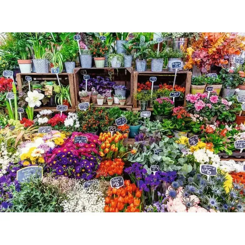 Flower Market France 500 Piece Jigsaw Puzzle Ravensburger (ONLINE ORDER ONLY)