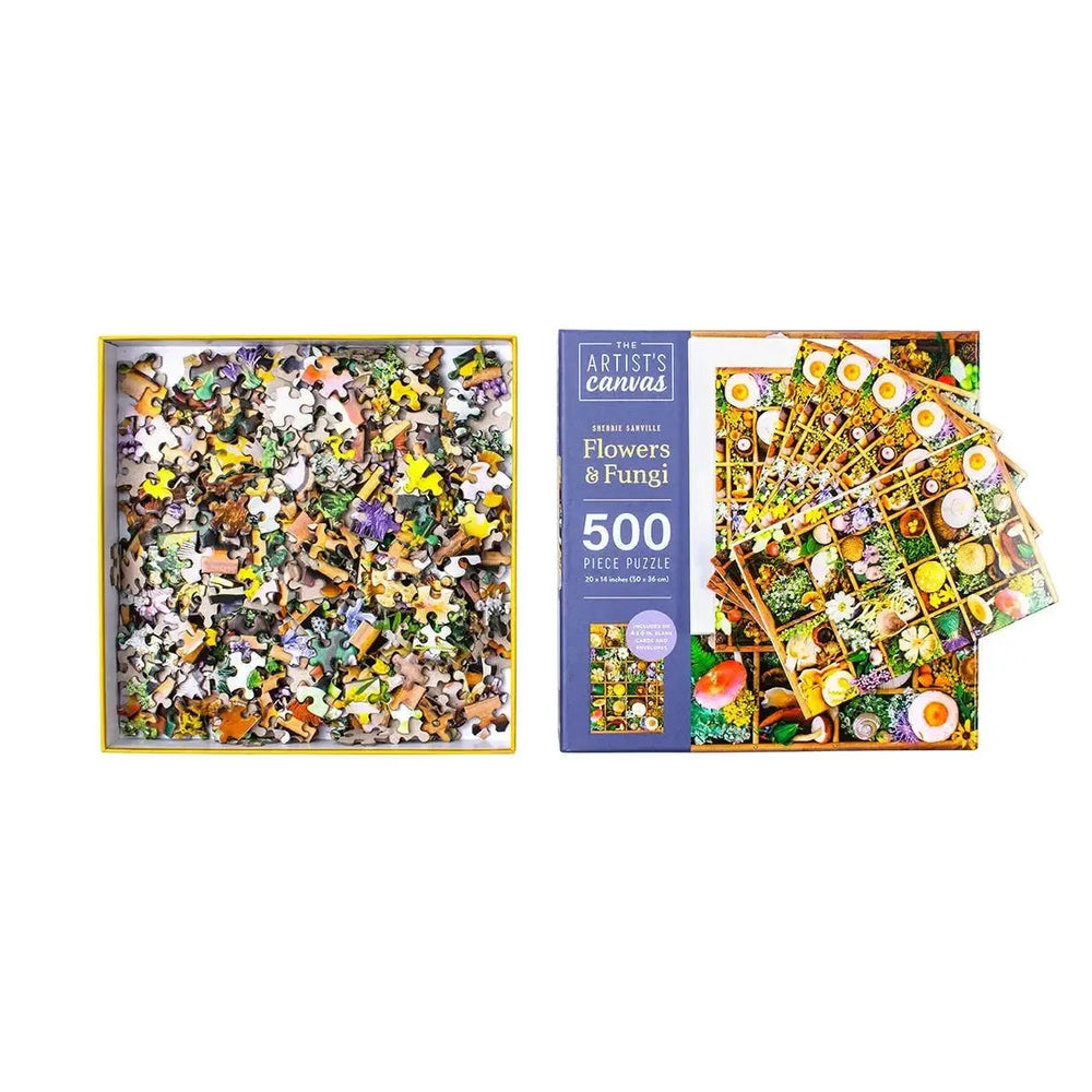 Flowers & Fungi 500 Piece Jigsaw Puzzle Insights (ONLINE ORDER ONLY)
