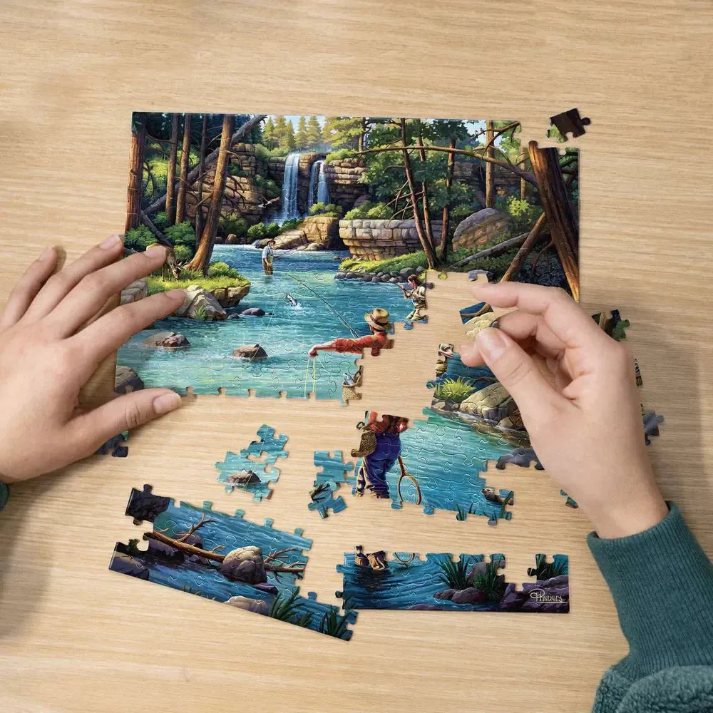 Fly Fishing 210 Piece Jigsaw Puzzle Boardwalk (ONLINE ORDER ONLY)