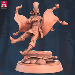 3D Printed STL Miniatures Flying Carpet Vendor Set 28 - 32mm War Gaming D&D (Online Only)
