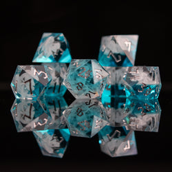 Pre-Order|| Fog Cloud Sharp-Edged Resin Dice Set