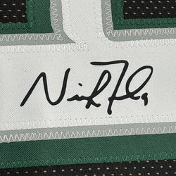 Framed Facsimile Autographed Nick Foles 35x39 Philadelphia Black Reprint Laser Auto Football Jersey (ONLINE ORDER ONLY)