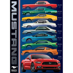 Ford Mustang 50 Years 1000 Piece Jigsaw Puzzle Eurographics
