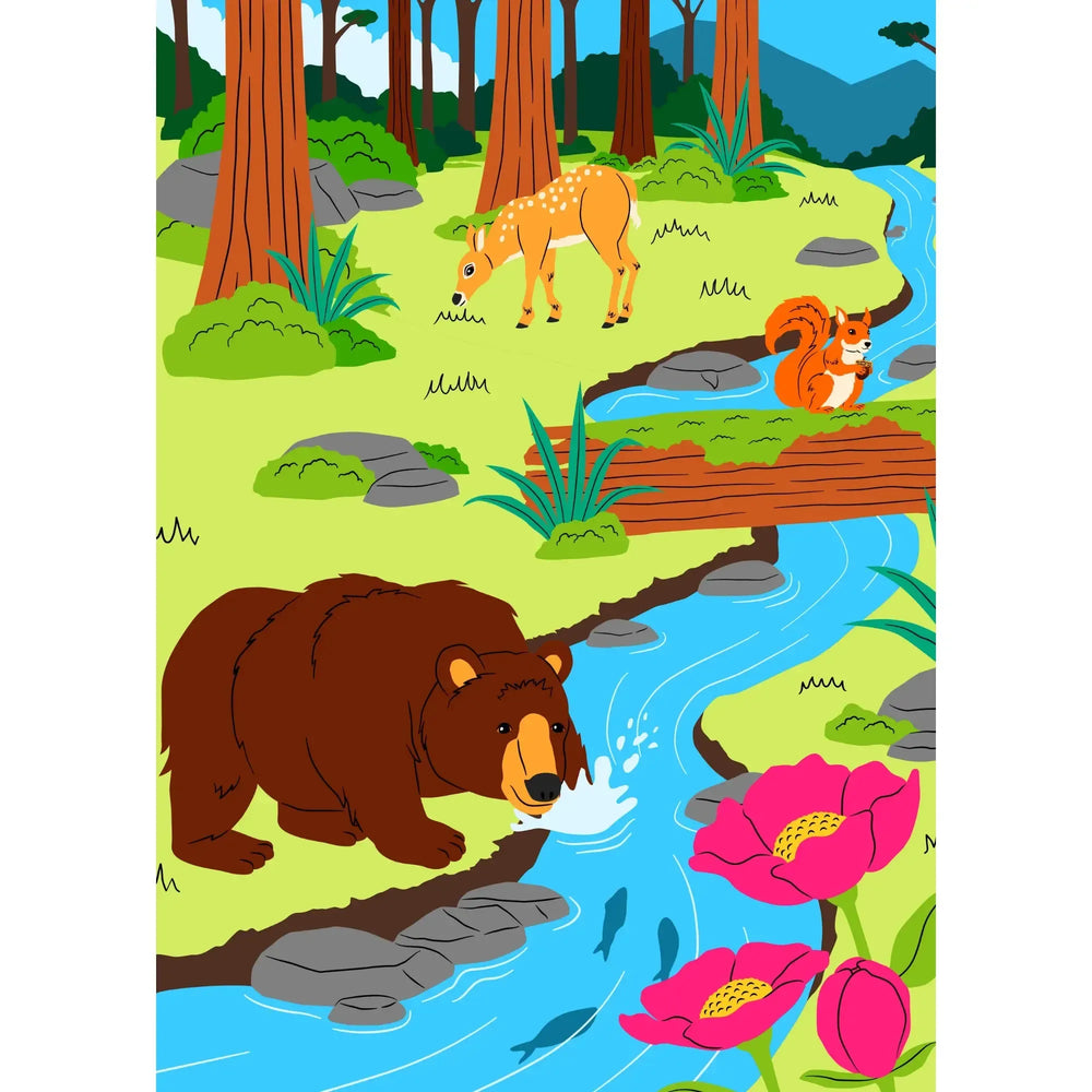 Forest Friends 99 Piece Mini Jigsaw Puzzle Puzzledly (ONLINE ORDER ONLY)