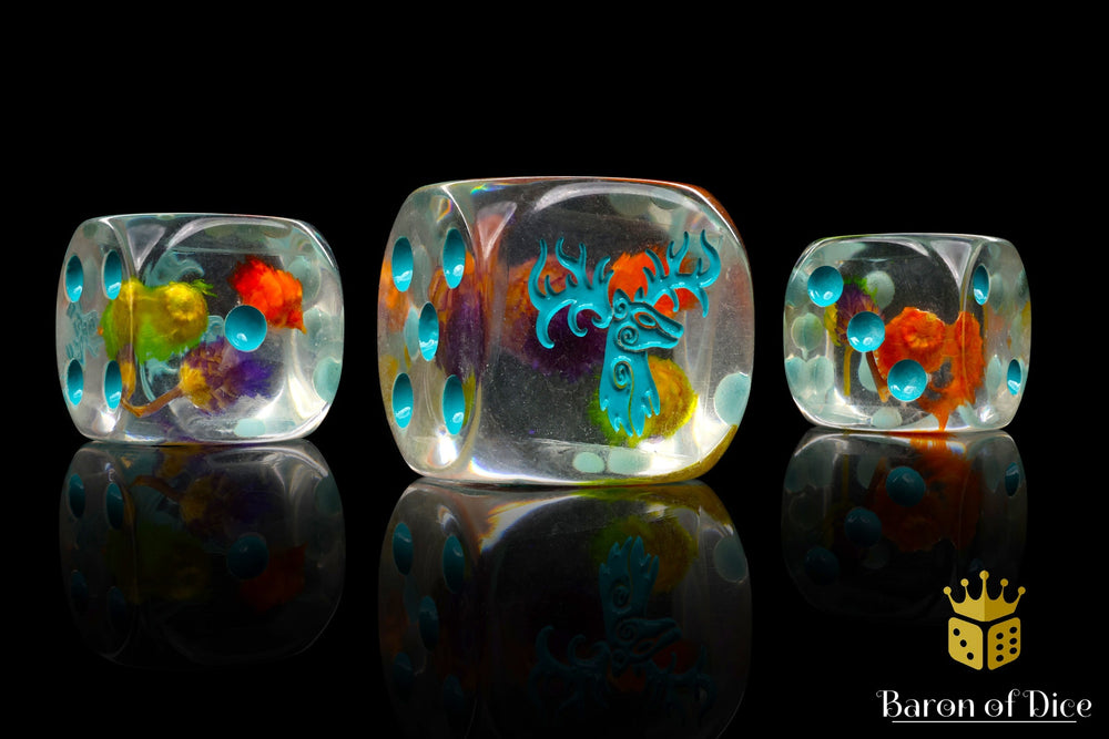 Forest Stag Dice - Flower Buds (ONLINE ORDER ONLY)