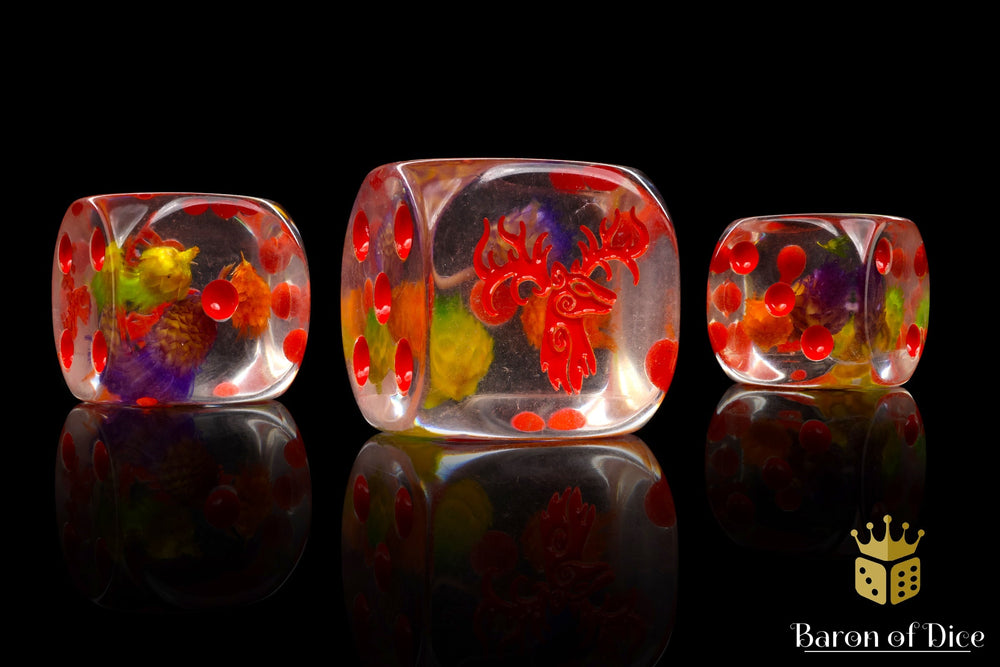 Forest Stag Dice - Flower Buds (ONLINE ORDER ONLY)