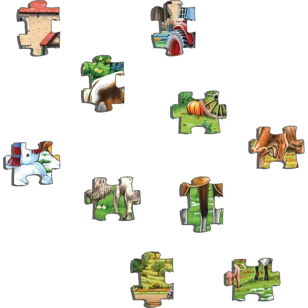 Four Season at the Farm 140 Piece Tray Jigsaw Puzzle Larsen (ONLINE ORDER ONLY)