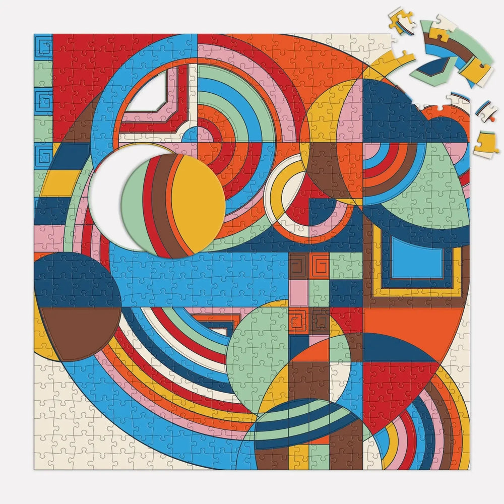 Frank Lloyd Wright Hoffman House Rug 500 Piece Jigsaw Puzzle Galison