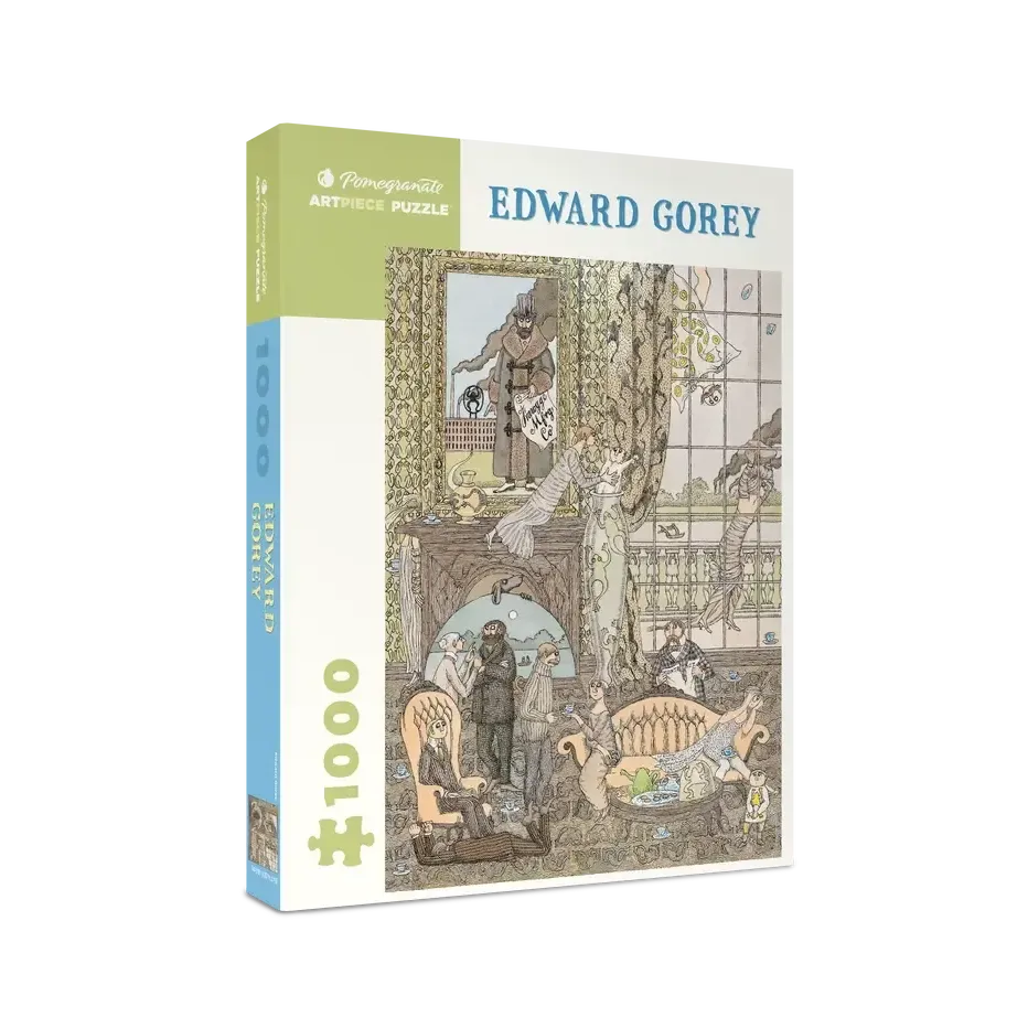 Frawgge Mfrg. Co. by Edward Gorey 1000 Piece Jigsaw Puzzle Pomegranate (ONLINE ORDER ONLY)