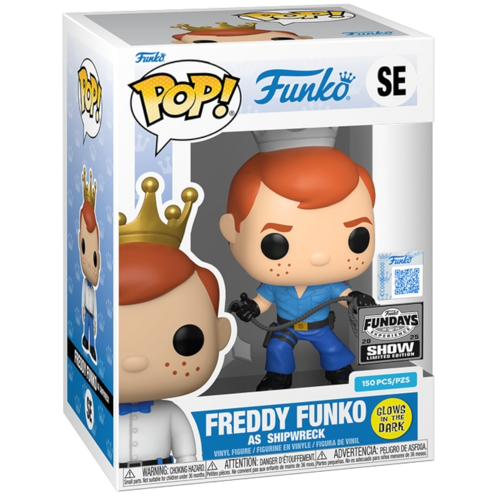 Funko Fundays Experience 2025: Pop! Originals G.I. JOE Freddy Funko as Shipwreck (Glow) LE 150 (ONLINE ORDER ONLY)
