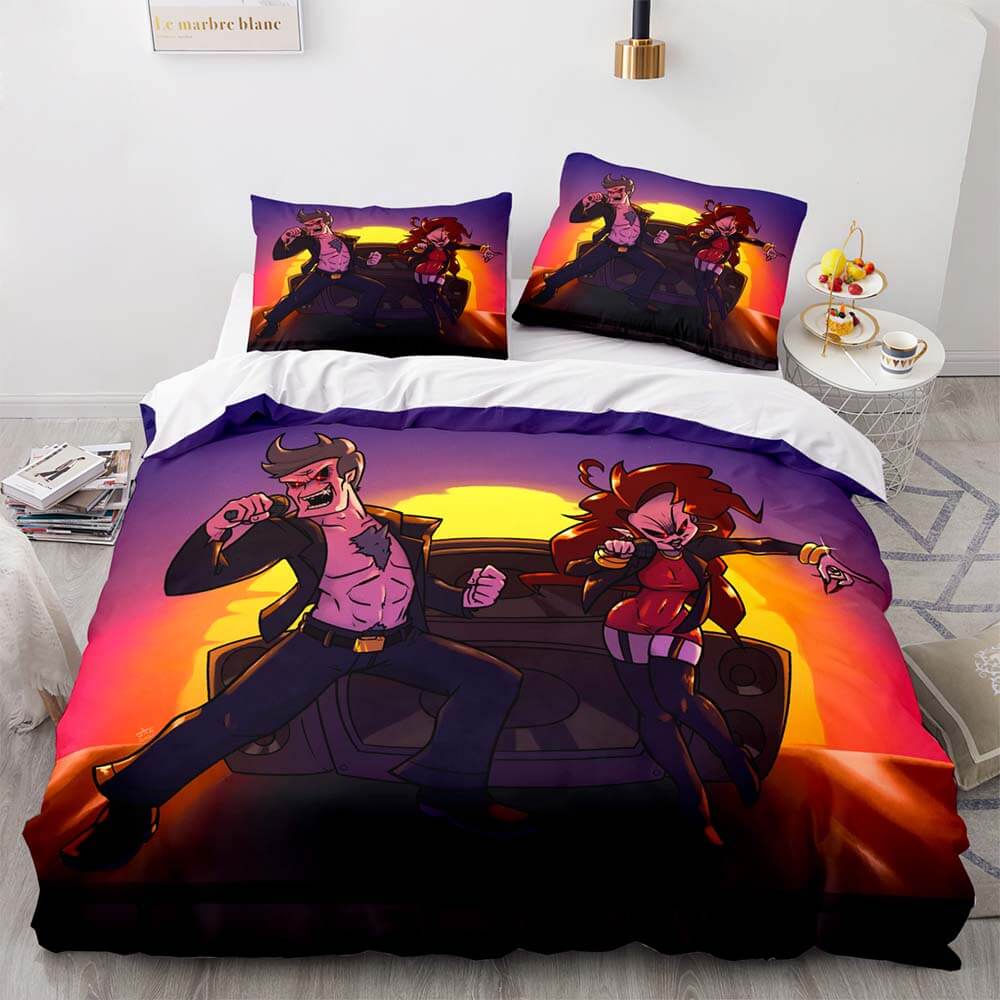 Friday Night Funkin Cosplay Bedding Sets Quilt Covers Without Filler (Online Order Only)