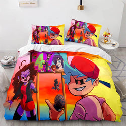 Friday Night Funkin Cosplay Bedding Sets Quilt Covers Without Filler (Online Order Only)