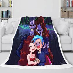 Friday Night Funkin Flannel Fleece Blanket (Online Order Only)