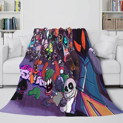 Friday Night Funkin Flannel Fleece Blanket (Online Order Only)