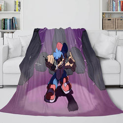 Friday Night Funkin Flannel Fleece Blanket (Online Order Only)