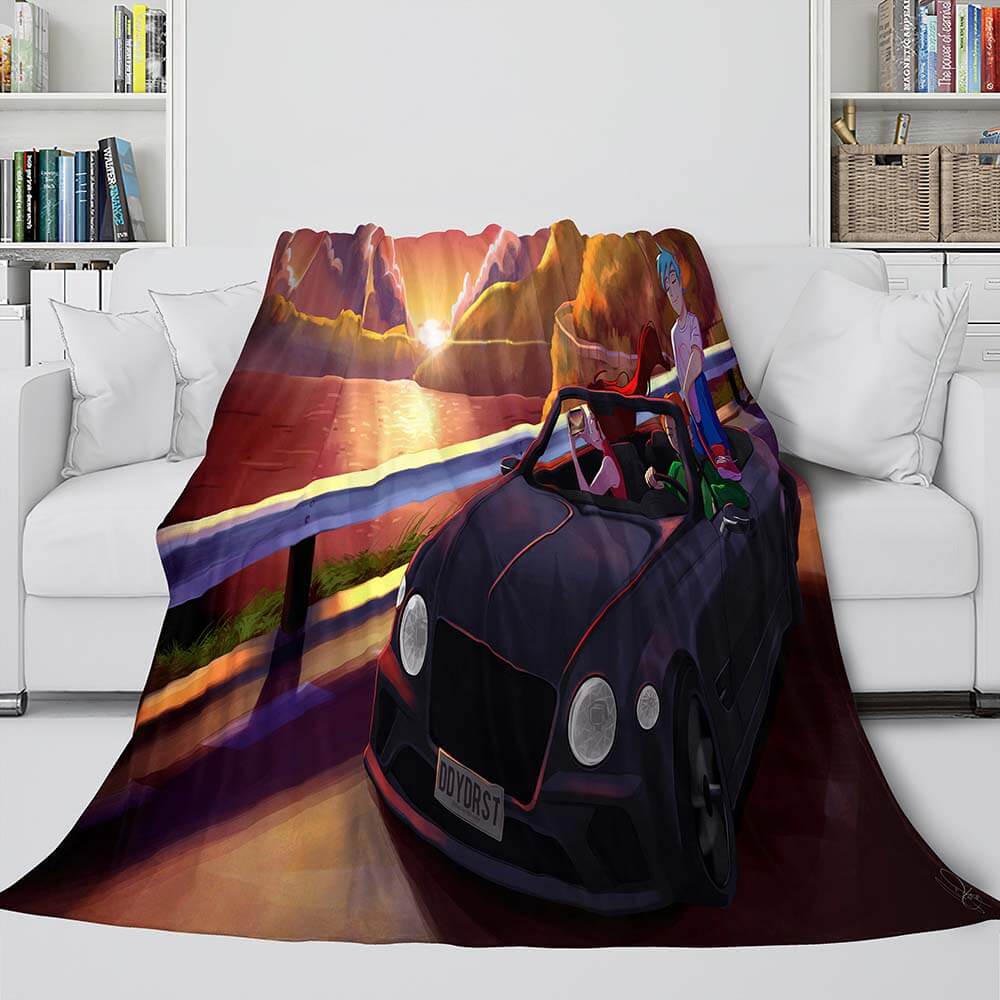 Friday Night Funkin Flannel Fleece Blanket (Online Order Only)