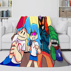 Friday Night Funkin Flannel Fleece Blanket (Online Order Only)
