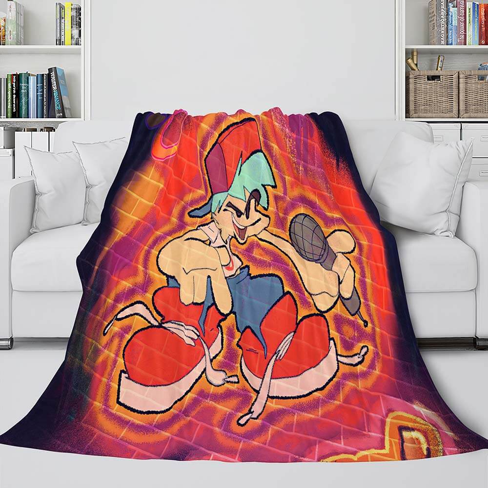 Friday Night Funkin Flannel Fleece Blanket (Online Order Only)